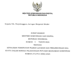 Teknologi terbaru 2026, Komdigi larang kuota internet hangus