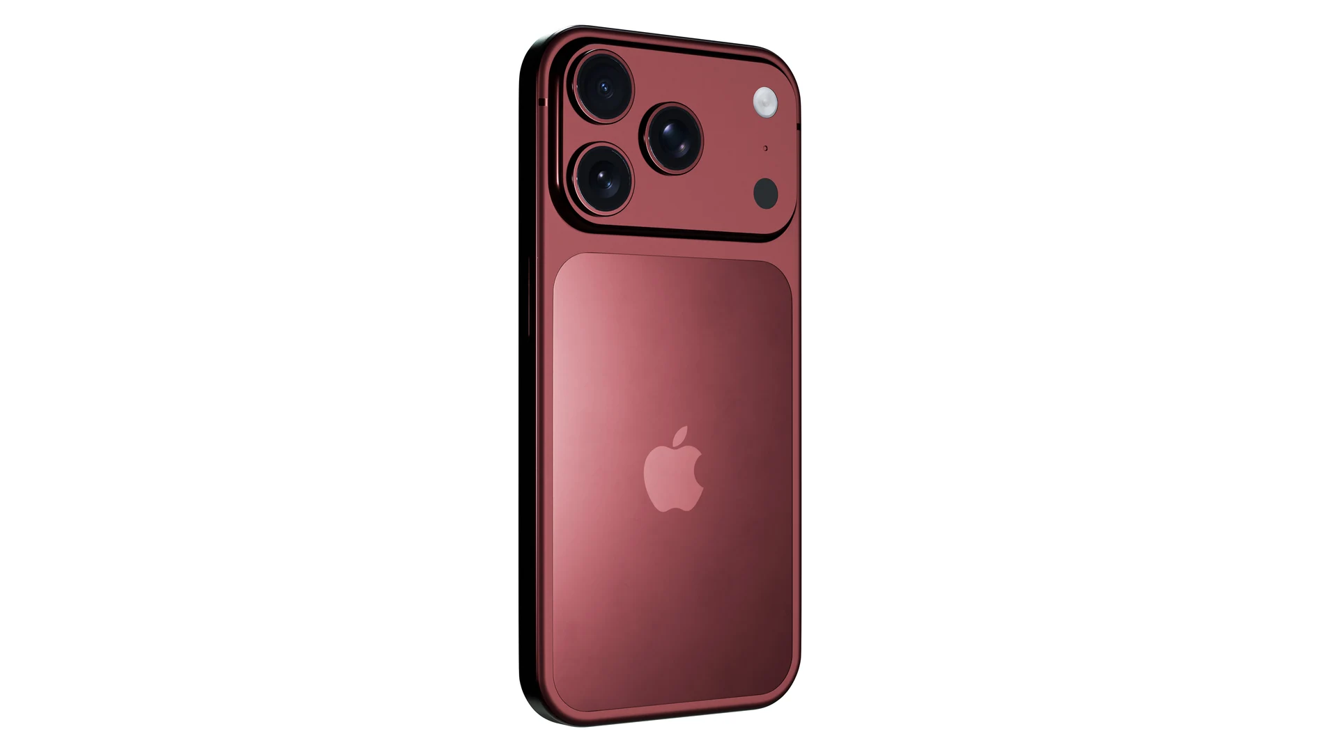 iPhone 18 konsep render dengan layar penuh dan desain titanium